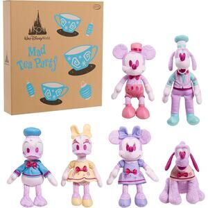 Walt Disney World 50th Celebration Mad Tea Party Limited Edition 9" Plush NWT